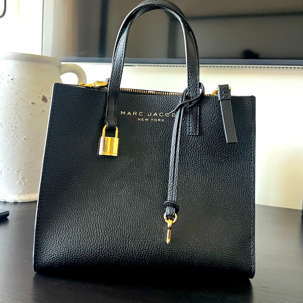 Marc Jacobs Mini Grind Leather Tote Bag